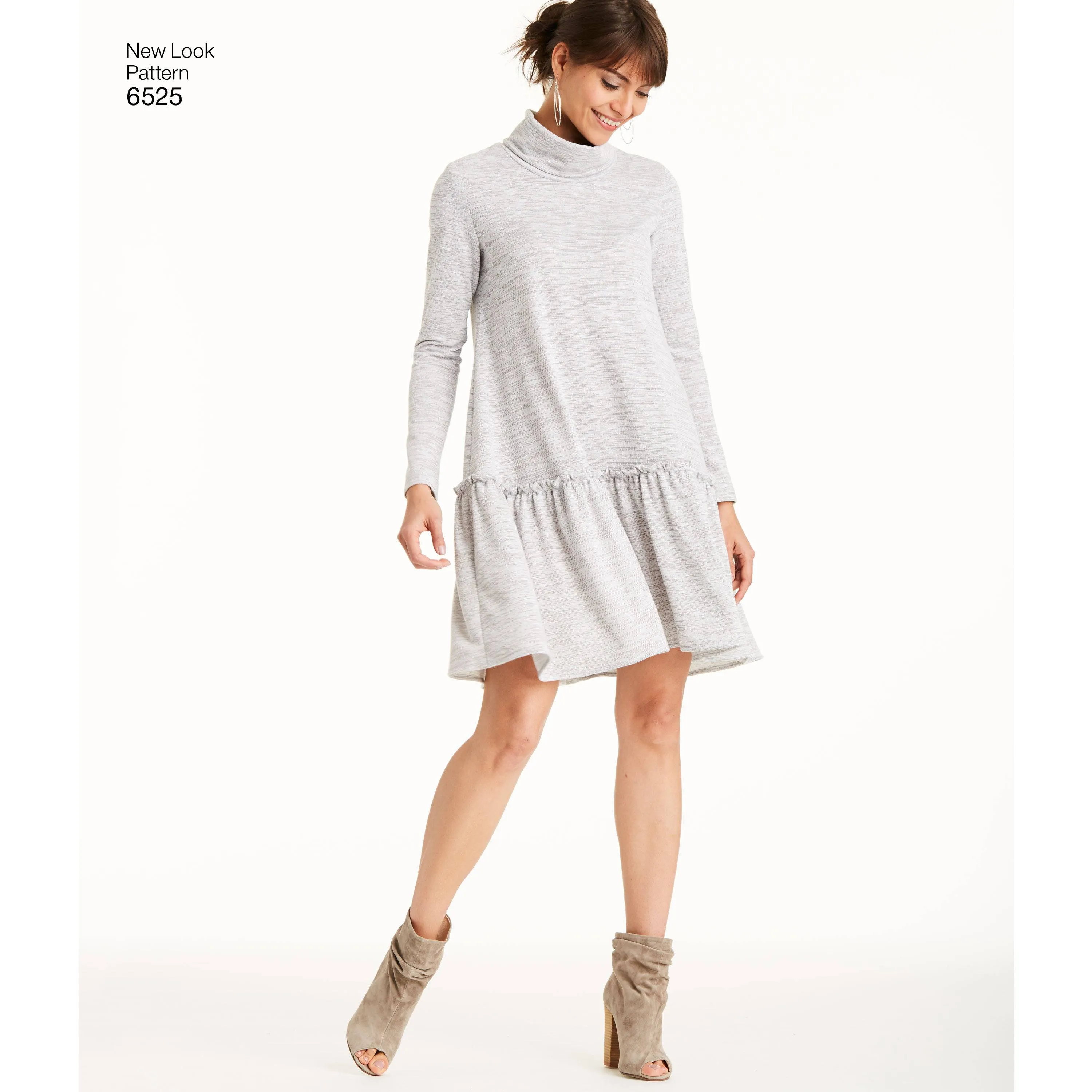 6525 New Look Pattern 6525 Women’s Knit Dress
