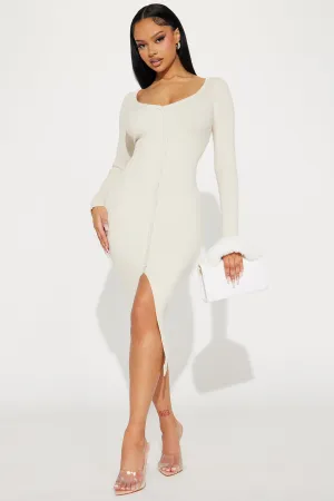 Abby Sweater Midi Dress - Ivory