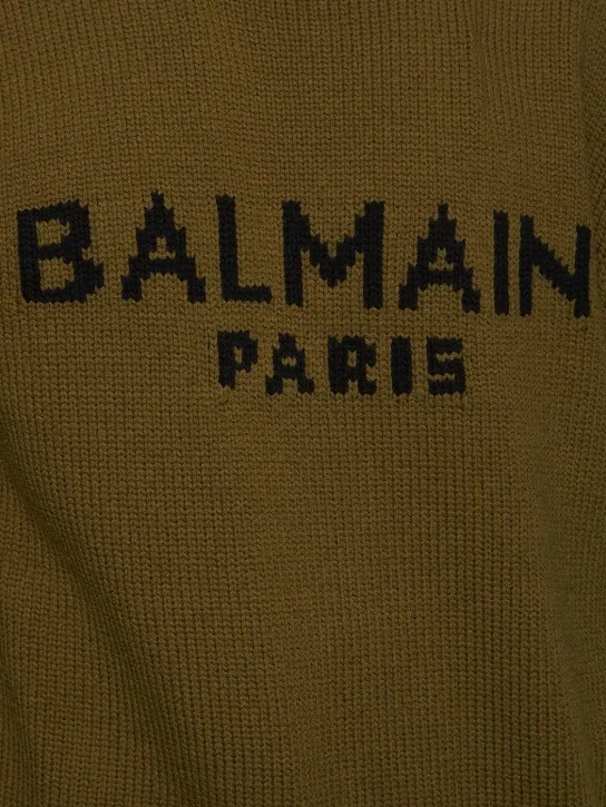 Balmain   Logo crewneck sweater 