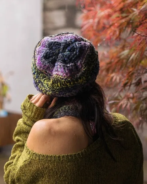 Bulky Dropstitch Hat and Cowl, Loom Knitting Pattern