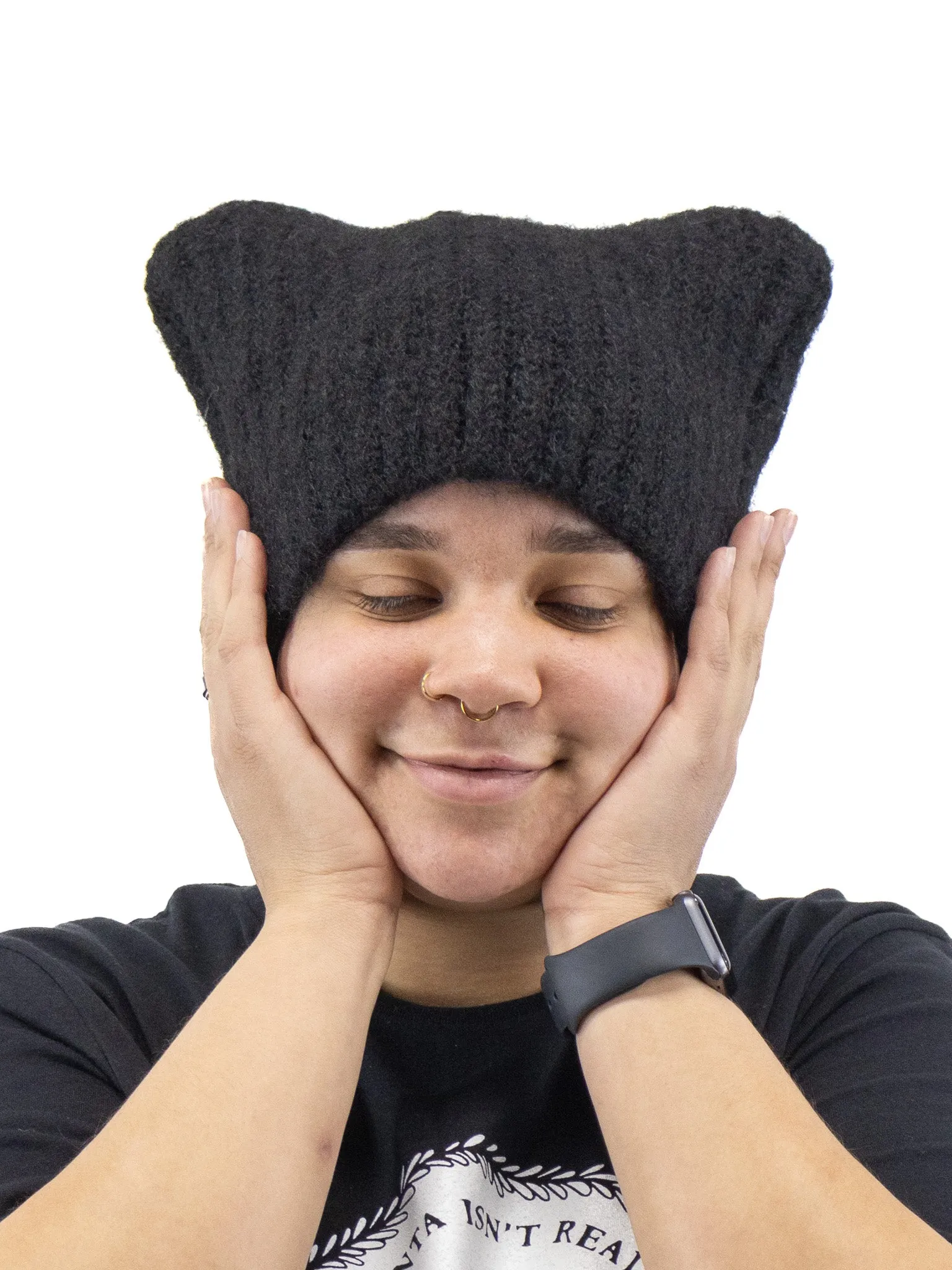 Cat Ear Fuzzy Beanie
