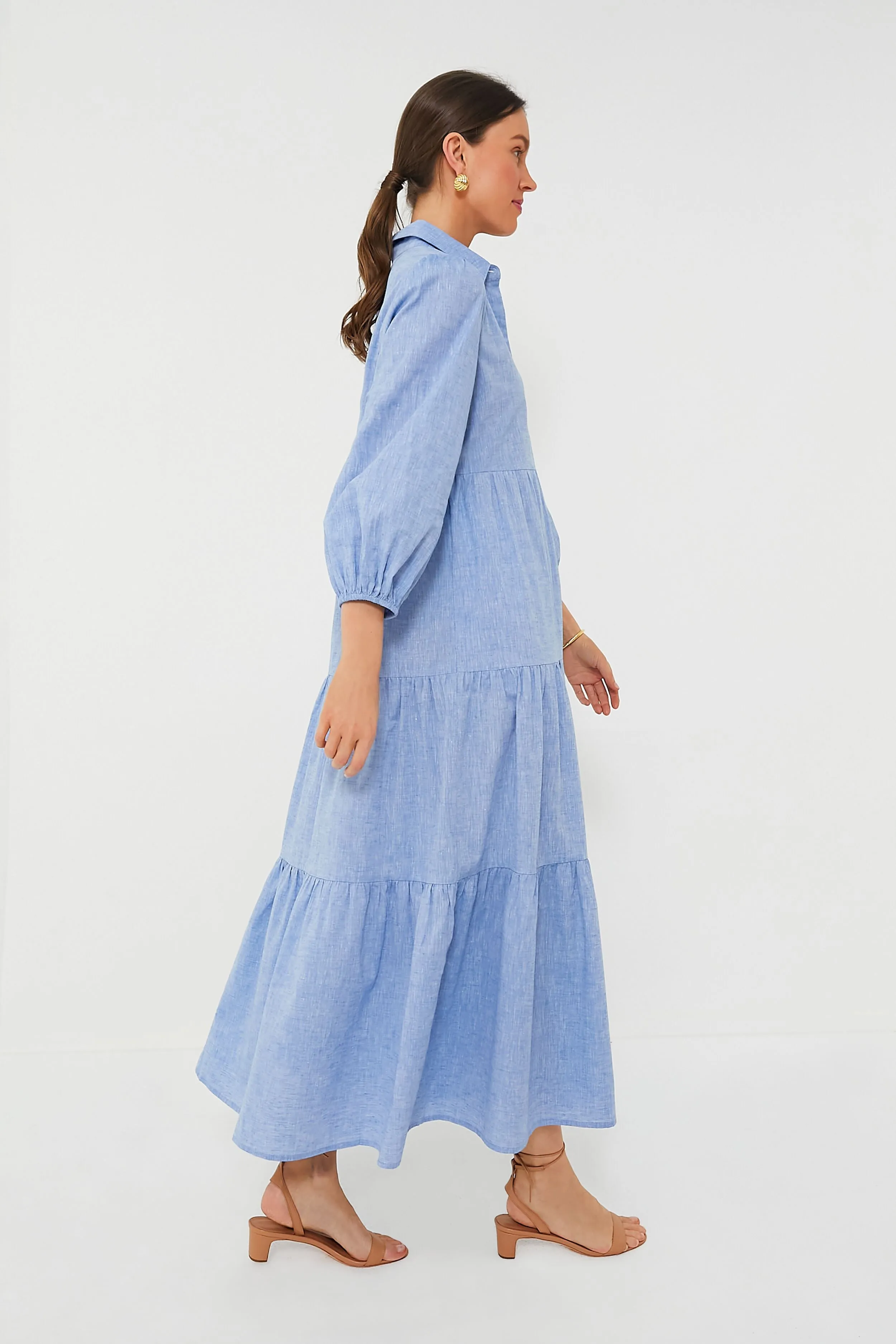 Chambray Mabel Maxi Dress