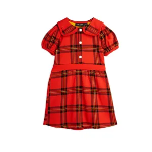 Check Collar Dress