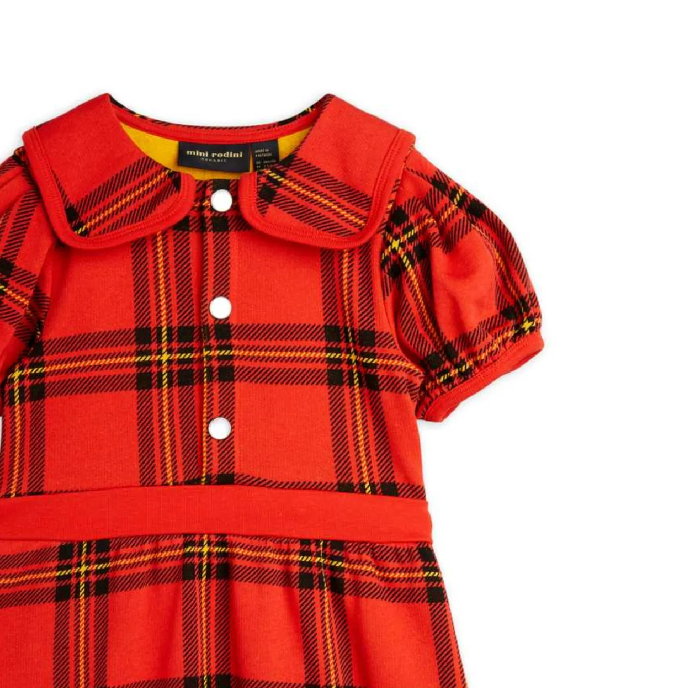 Check Collar Dress