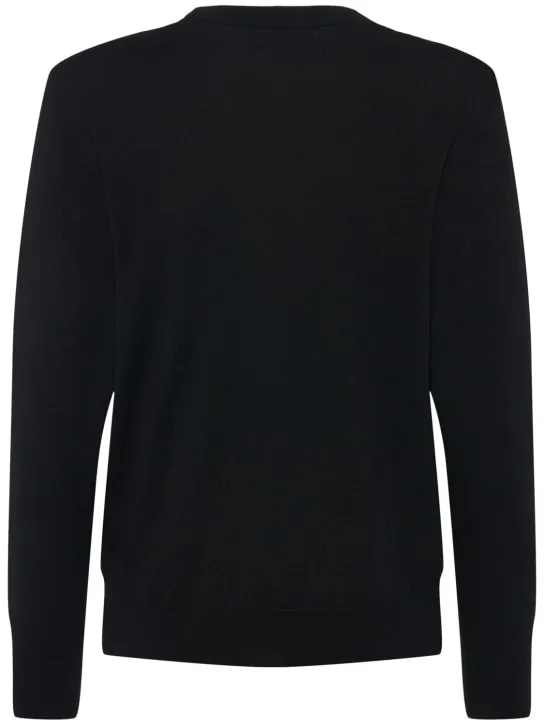 Dsquared2   D2 leaf wool crewneck sweater 