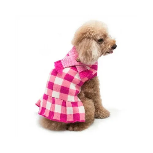 Gingham Sweater Dress