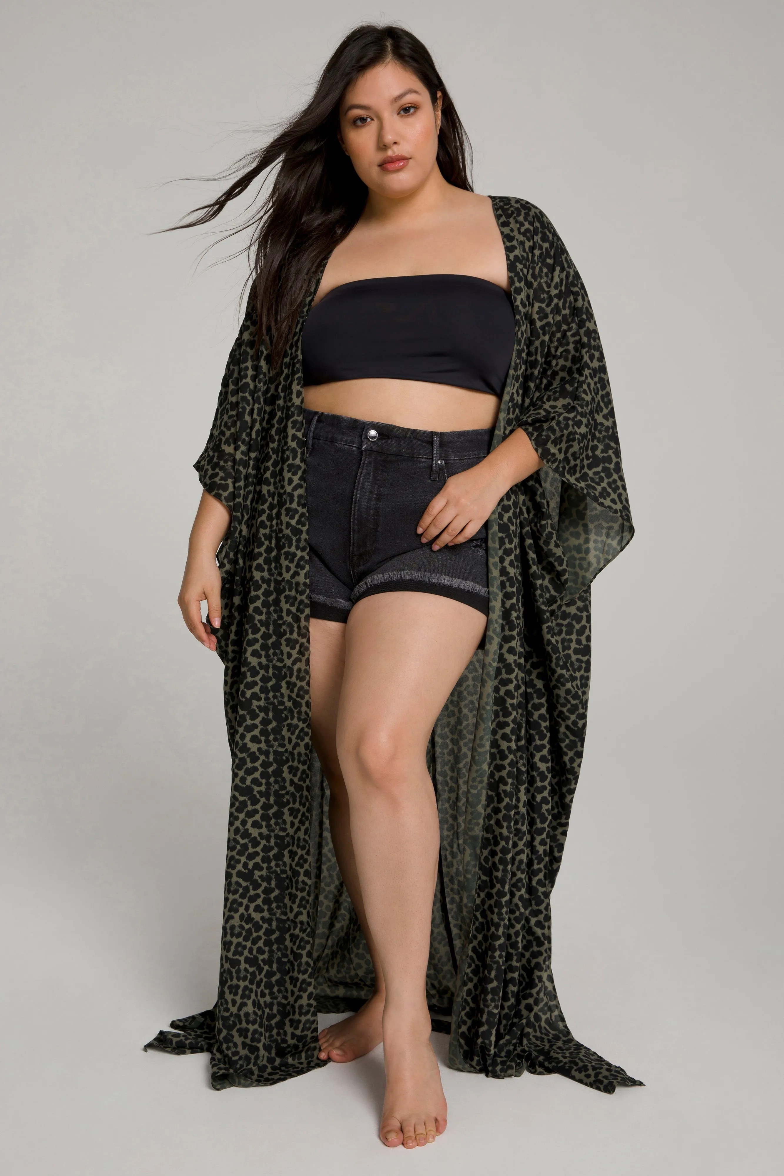 GODDESS ROBE | SAGE LEOPARD005