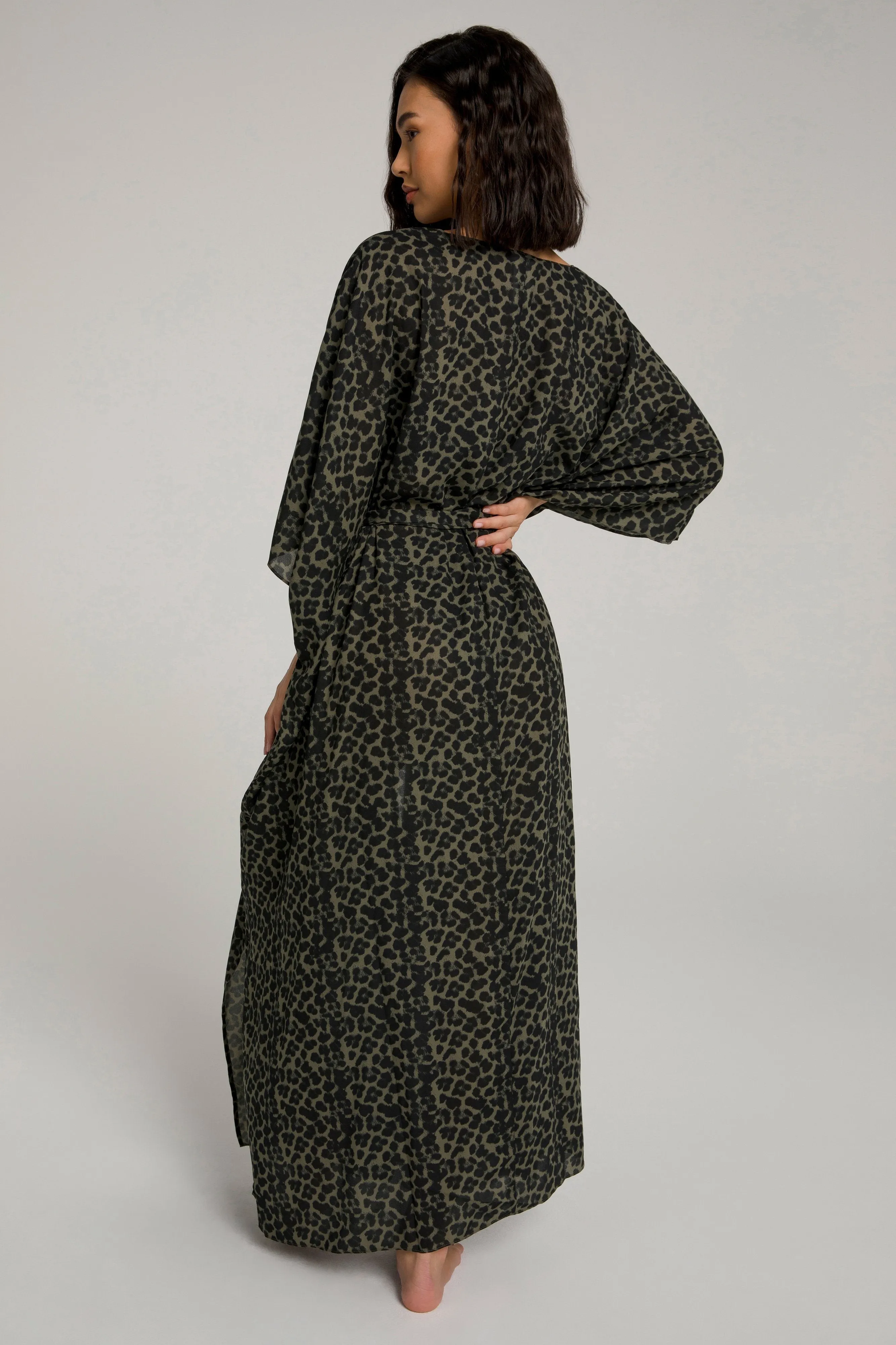 GODDESS ROBE | SAGE LEOPARD005