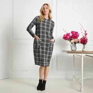 Jamie Black Plaid Dress