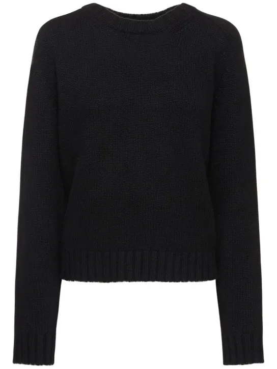 Khaite   Mae cashmere crewneck sweater 