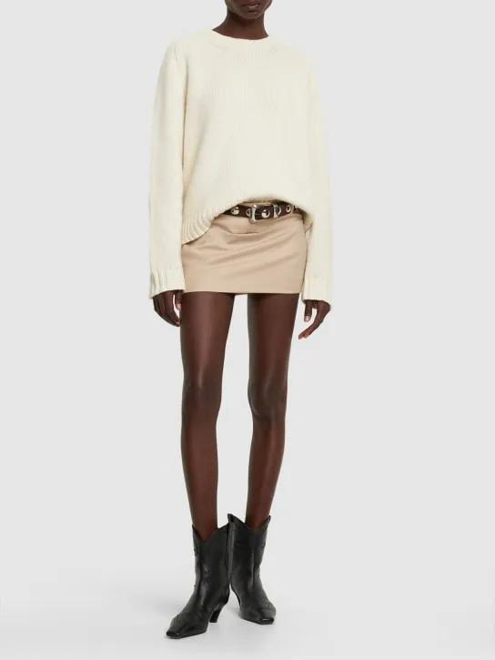 Khaite   Mae cashmere crewneck sweater 