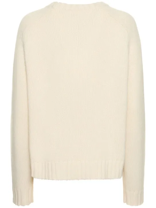 Khaite   Mae cashmere crewneck sweater 