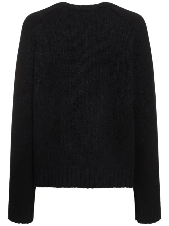 Khaite   Mae cashmere crewneck sweater 
