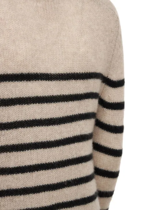 Khaite   Tilda mariner stripe cashmere sweater 