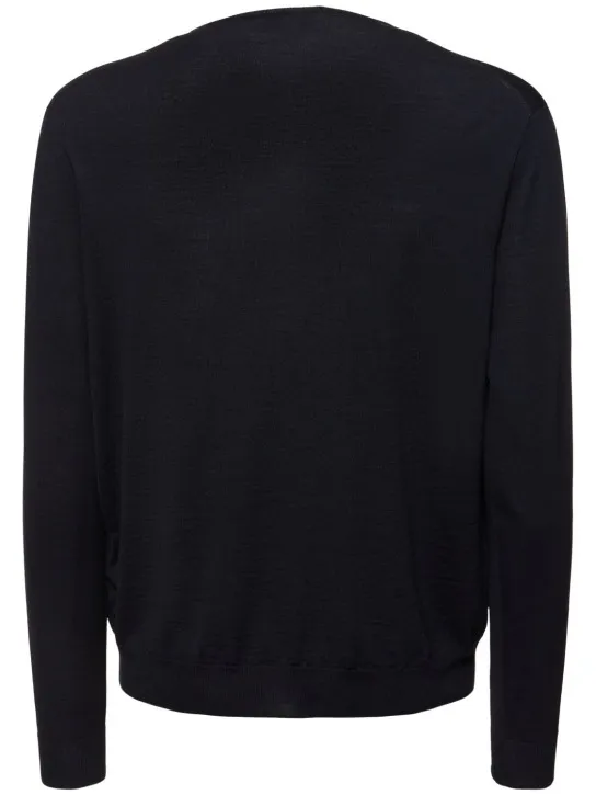 Lardini   Wool blend crewneck sweater 