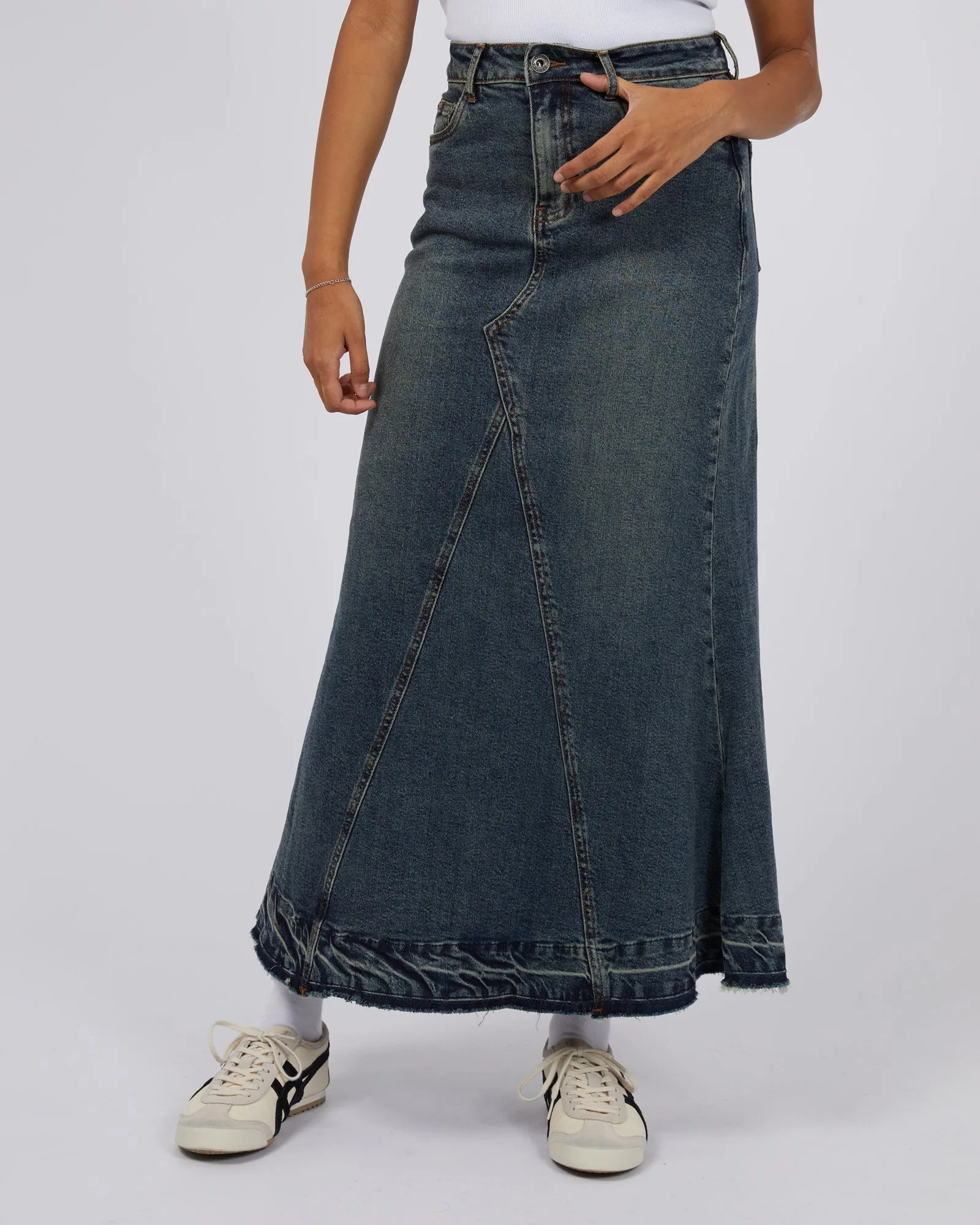 Letty Denim Maxi Skirt