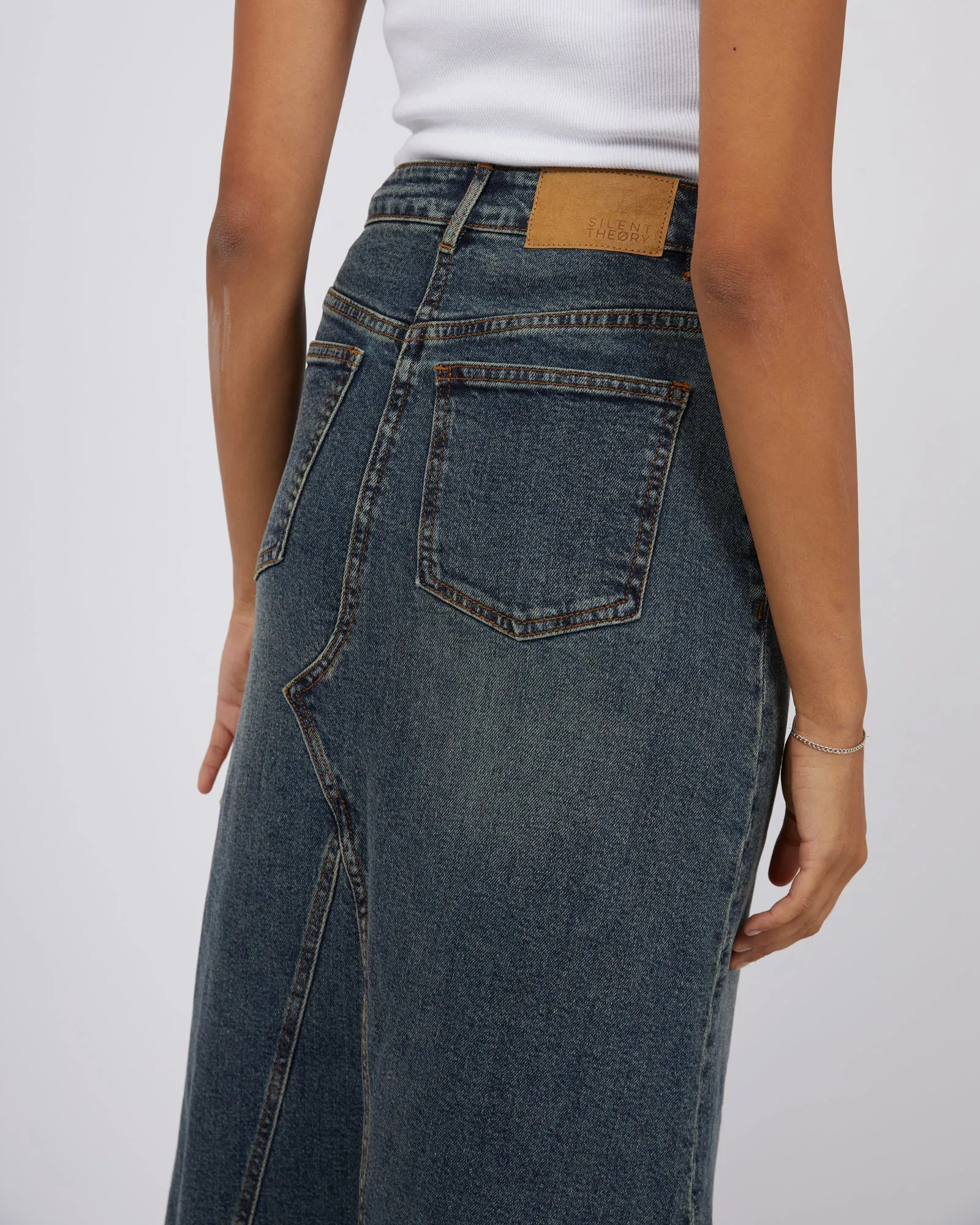 Letty Denim Maxi Skirt
