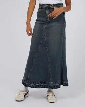 Letty Denim Maxi Skirt