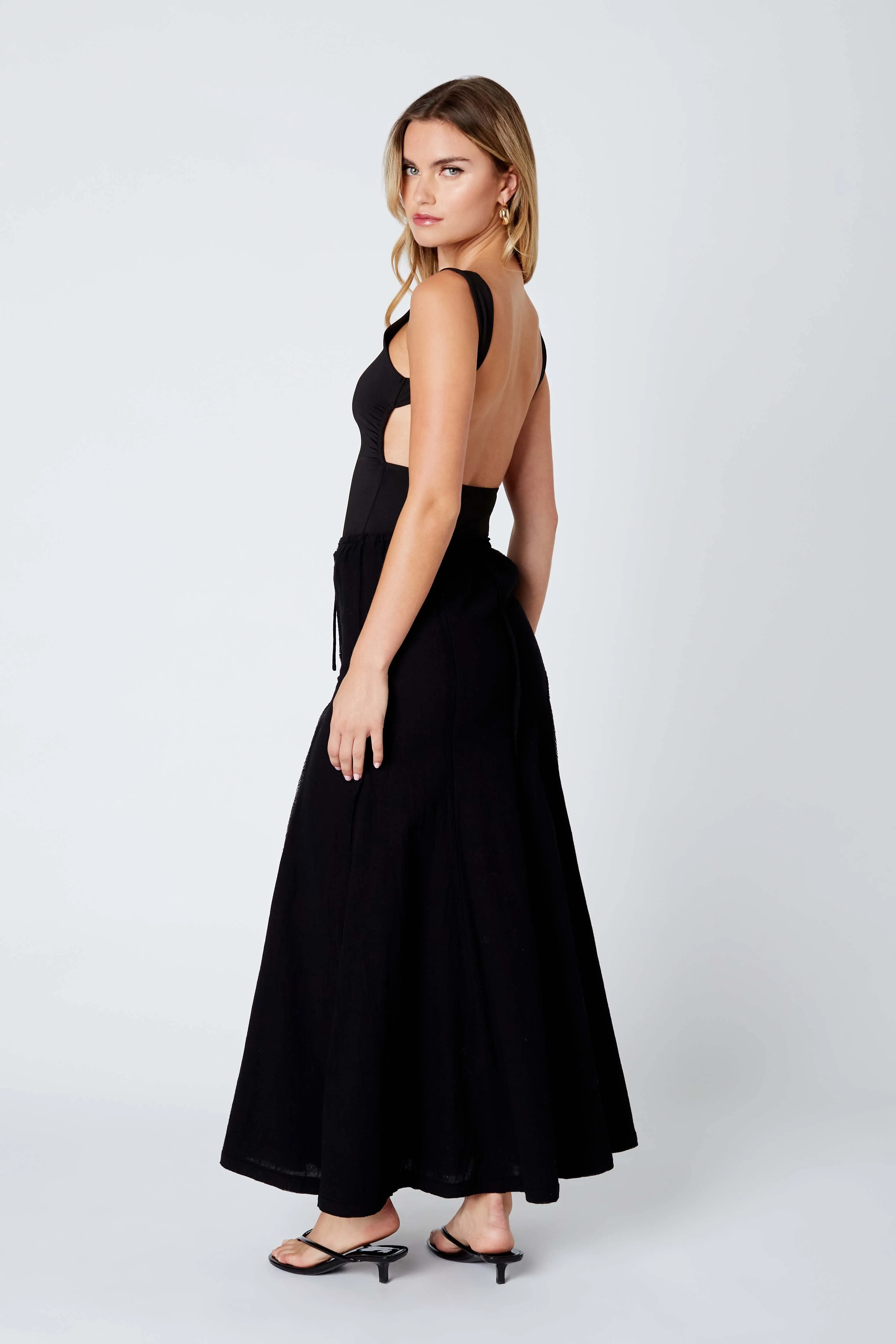 Linen Maxi Skirt
