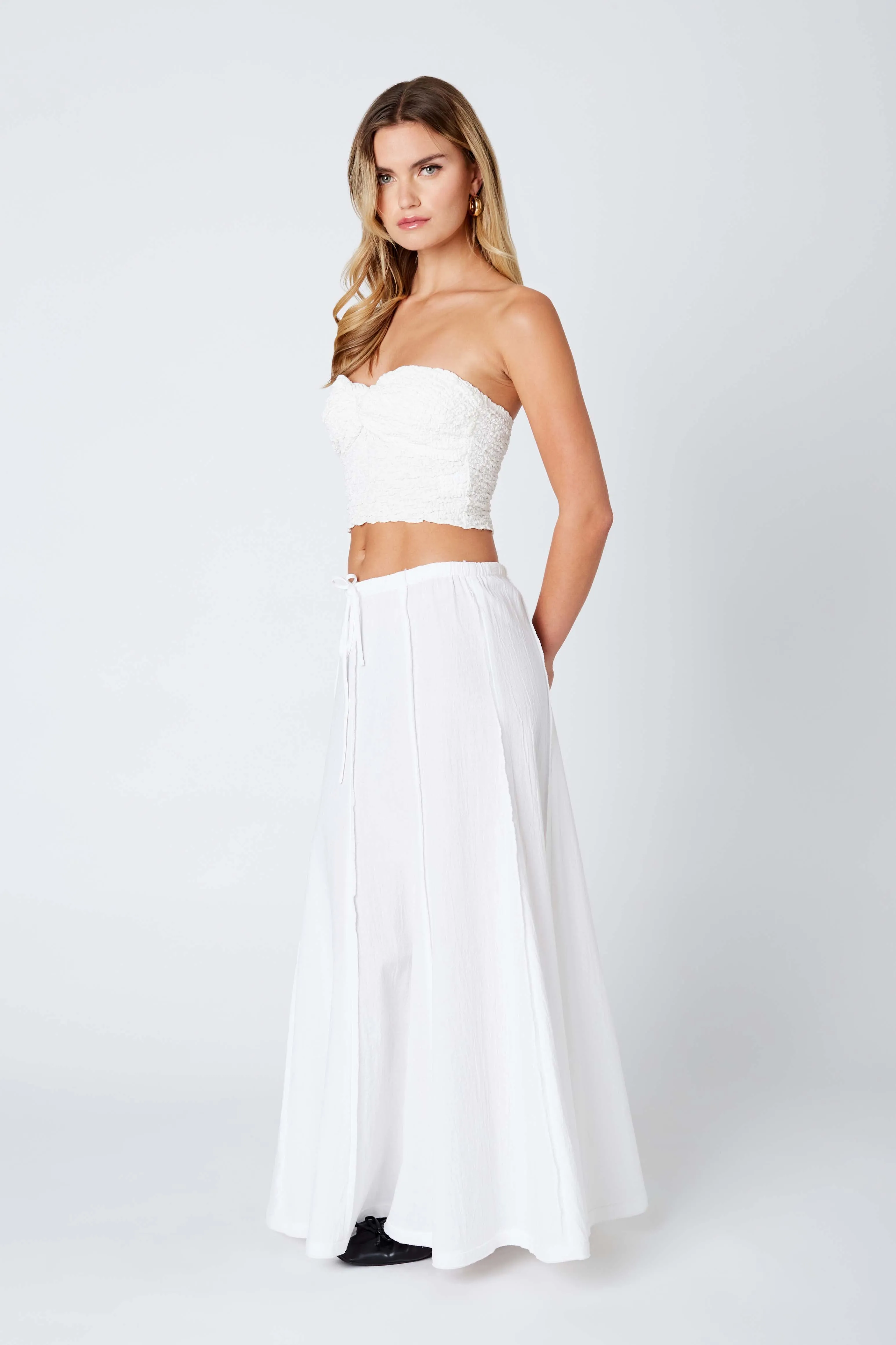 Linen Maxi Skirt