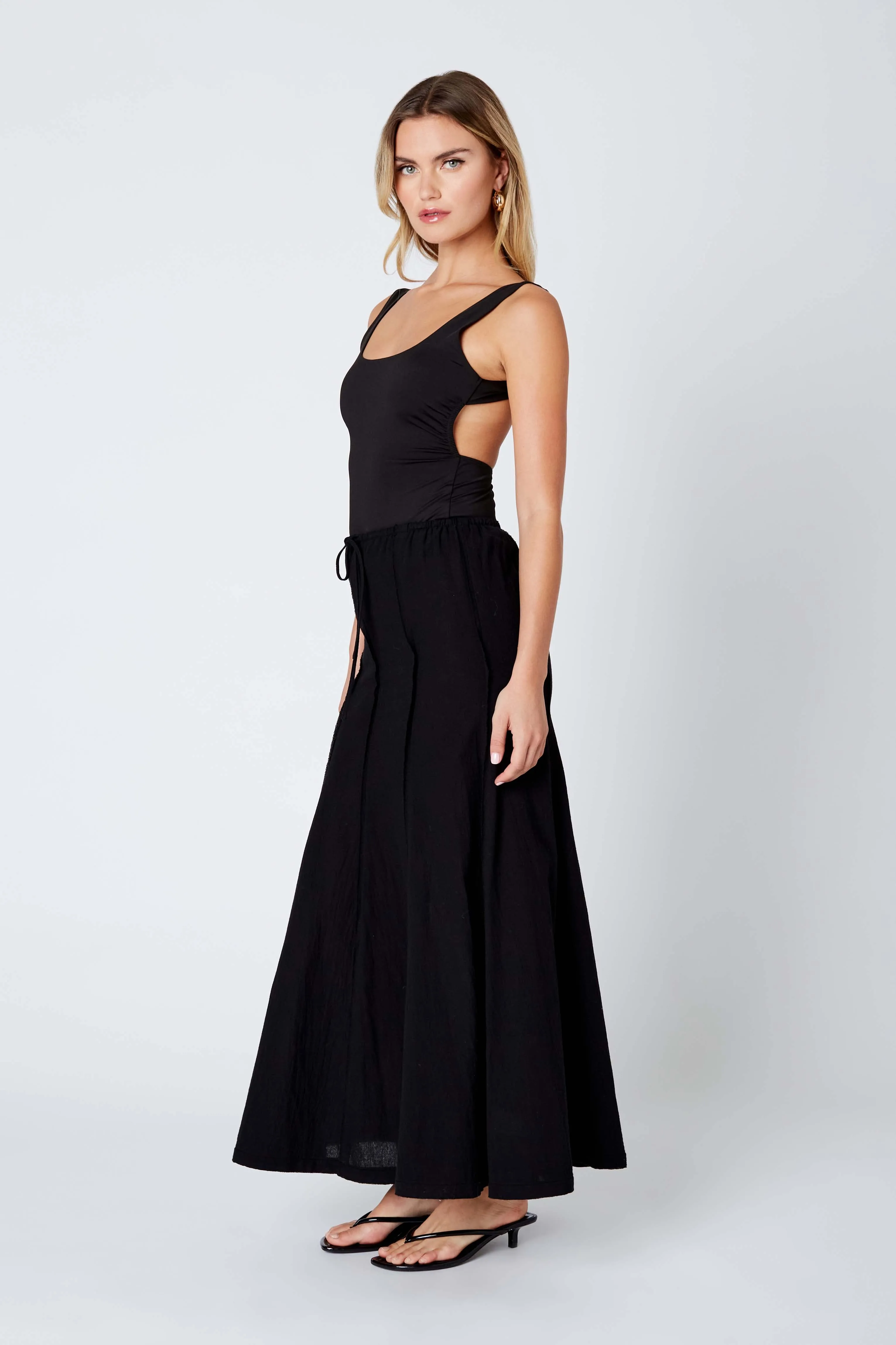 Linen Maxi Skirt