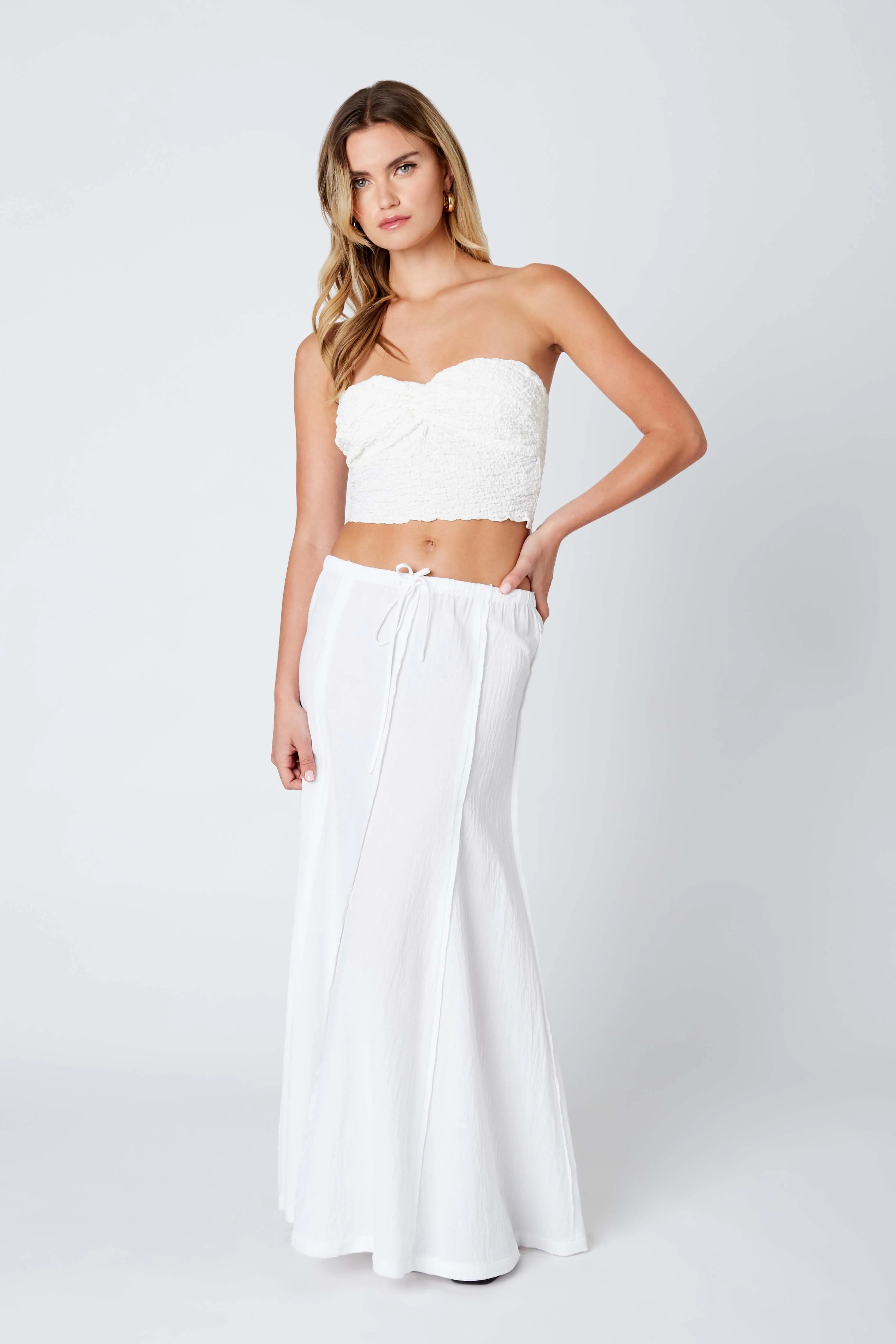 Linen Maxi Skirt