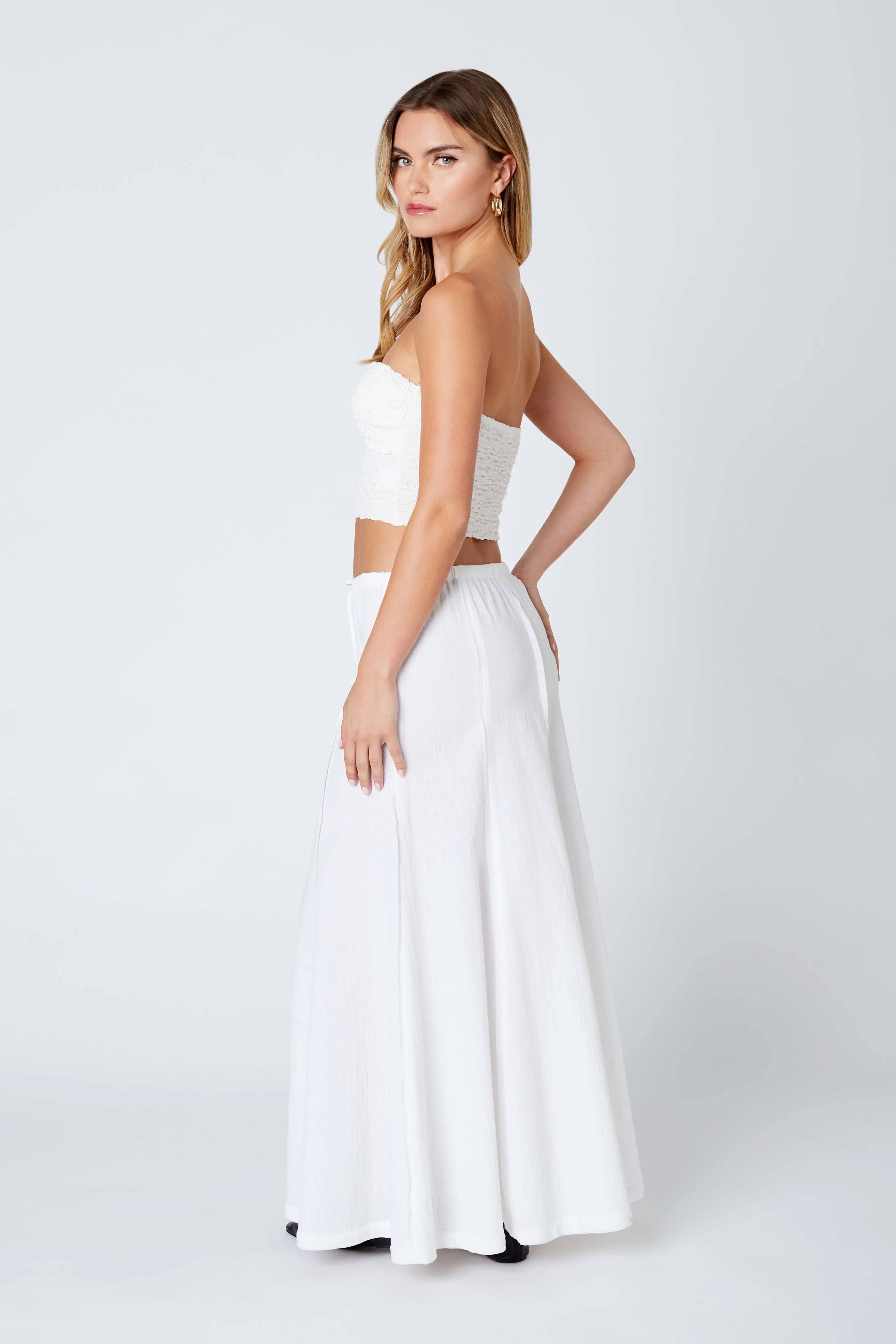 Linen Maxi Skirt