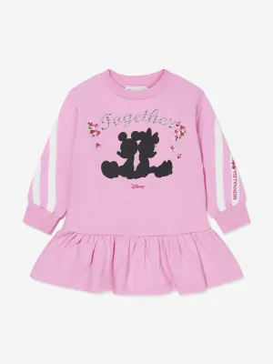 Monnalisa Girls Mickey and Minnie Sweater Dress