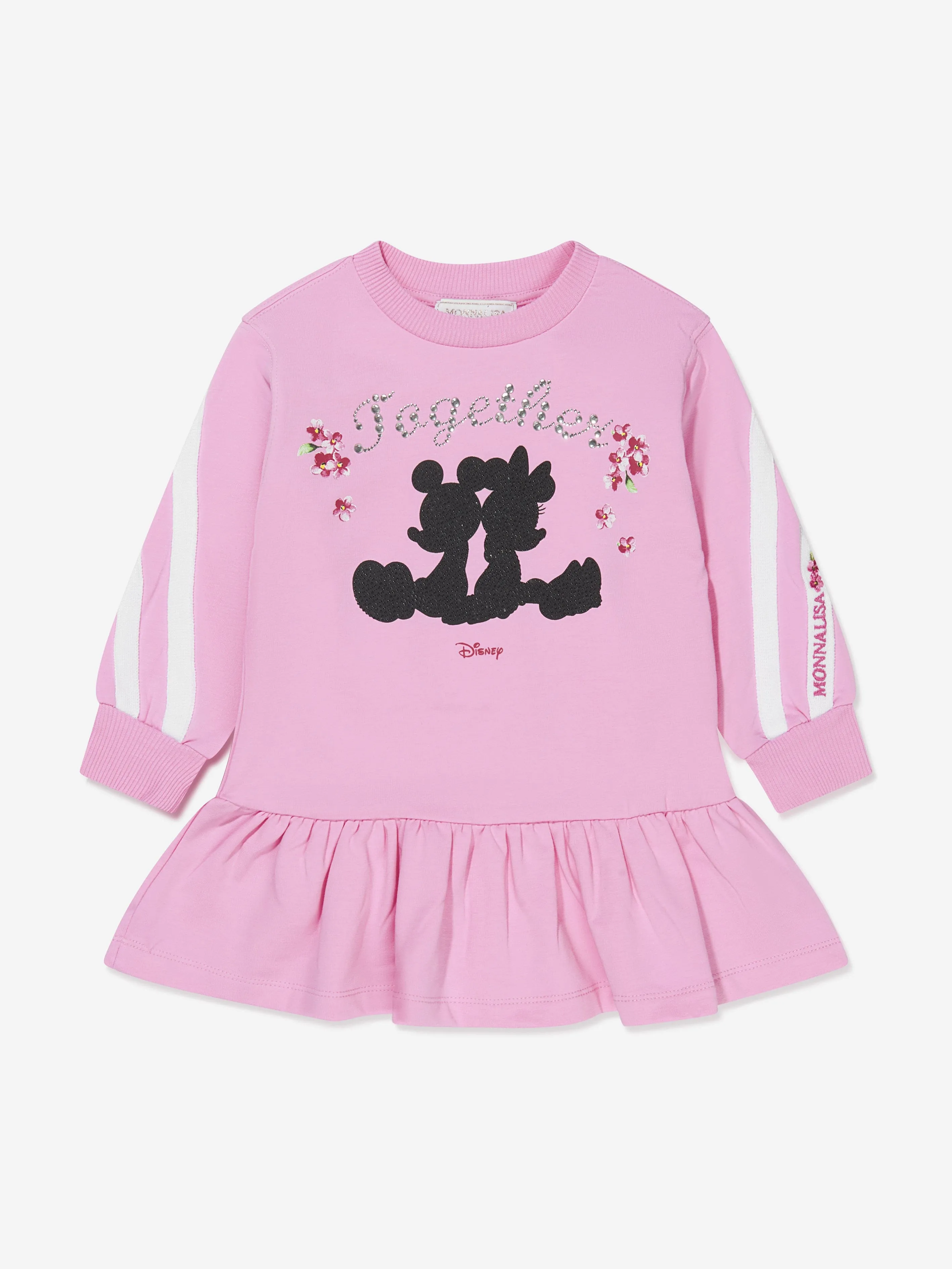 Monnalisa Girls Mickey and Minnie Sweater Dress