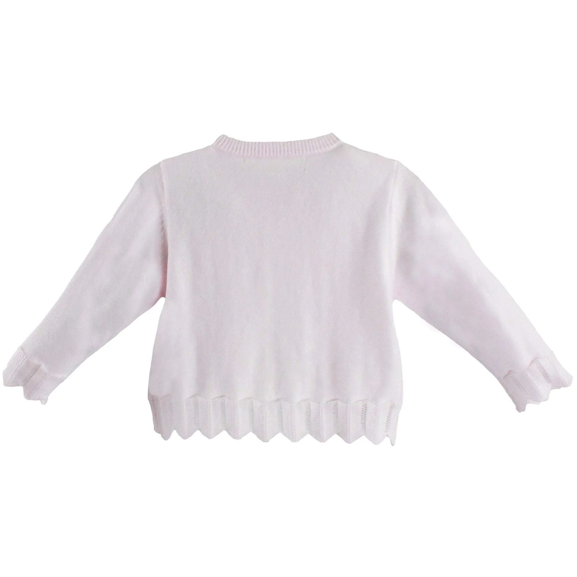 Pointelle Edge Bolero Sweater