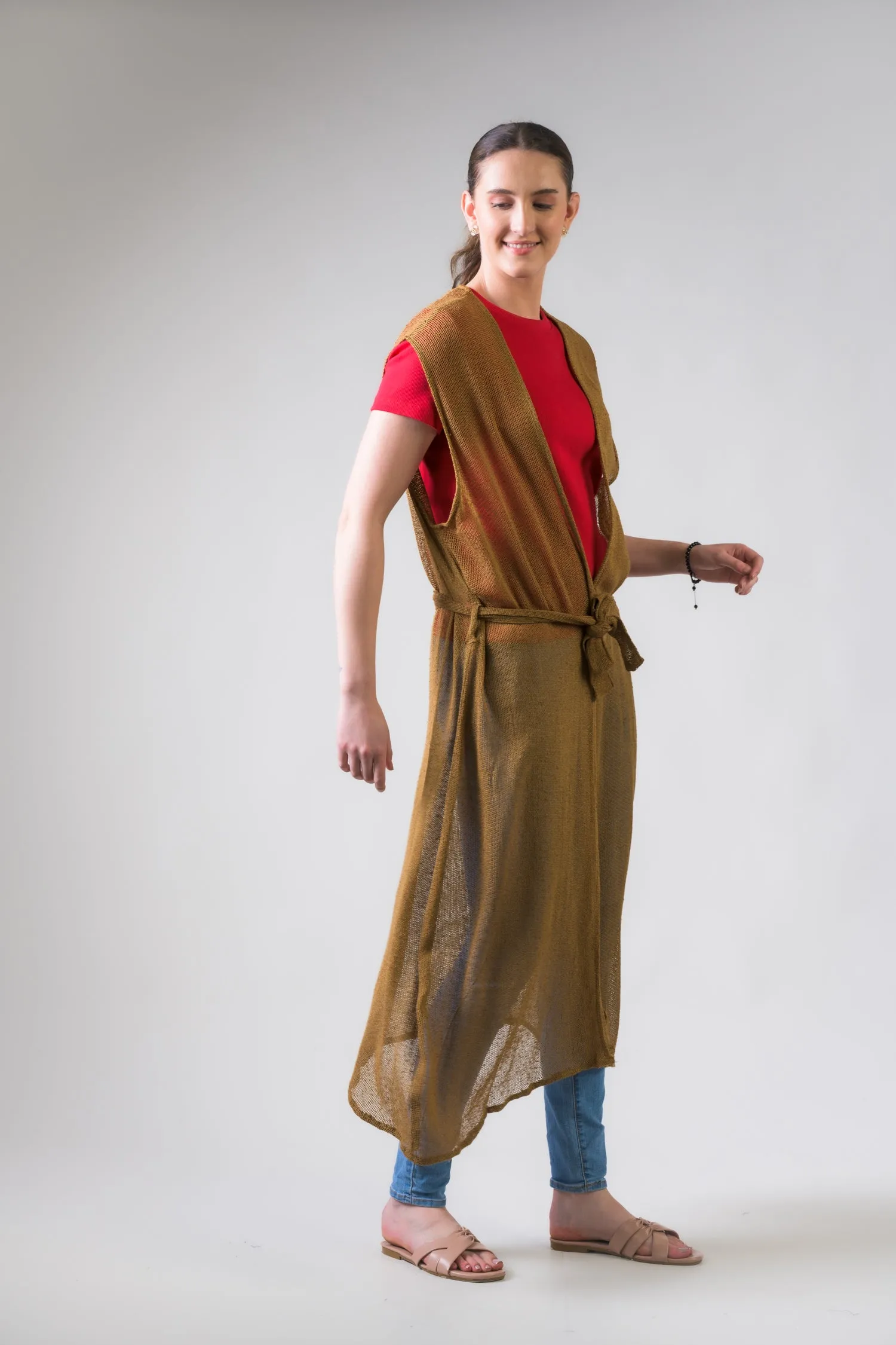 Rhea Light Net Kimono