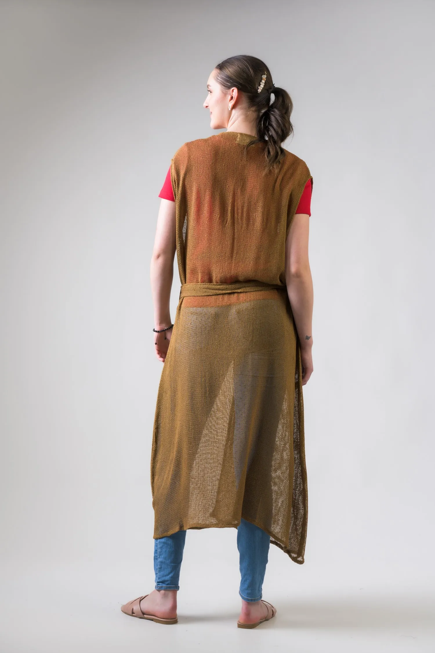 Rhea Light Net Kimono