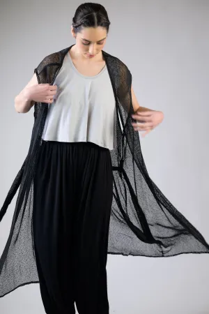 Rhea Light Net Kimono