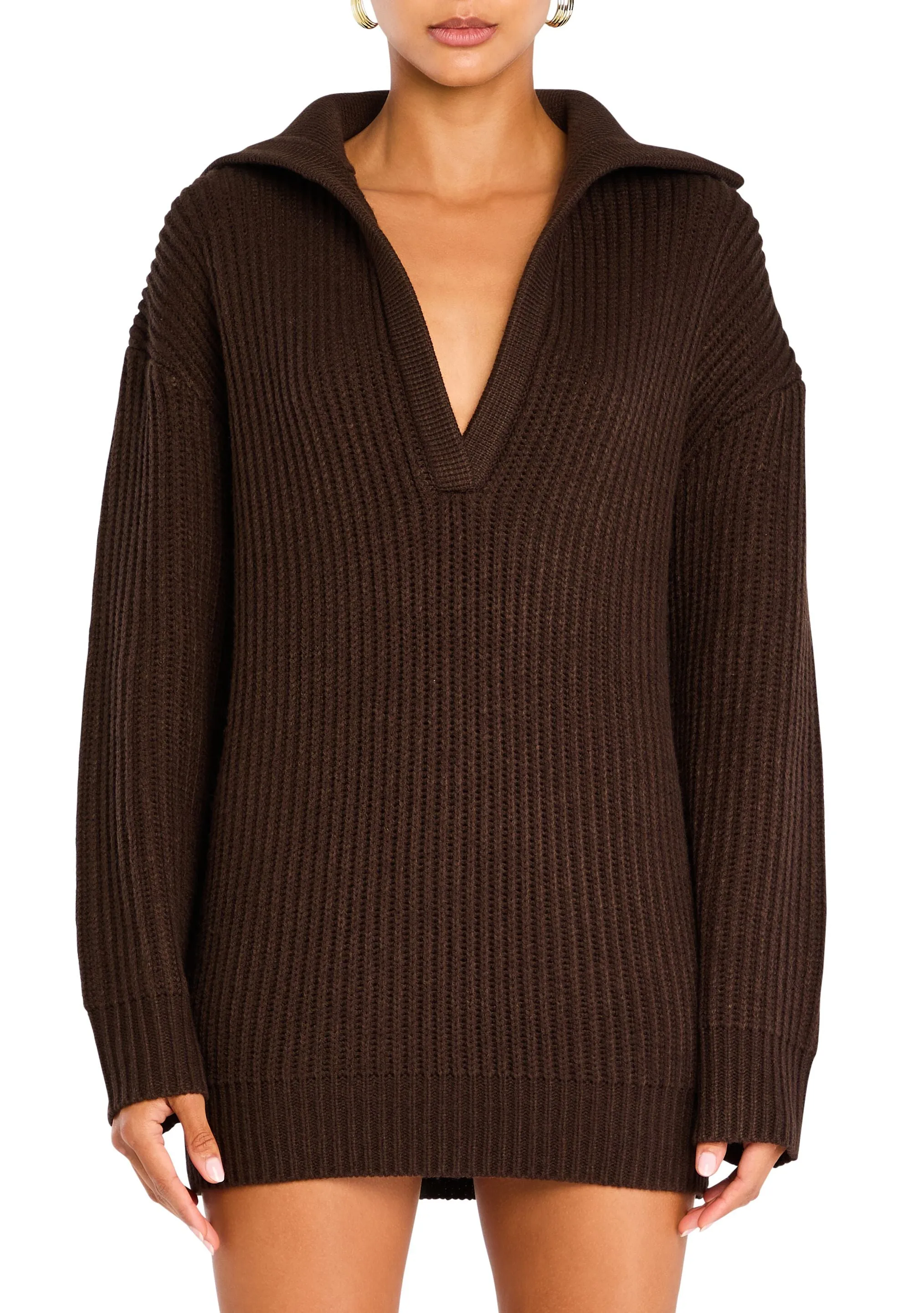 Shy Oversized Sweater Dress