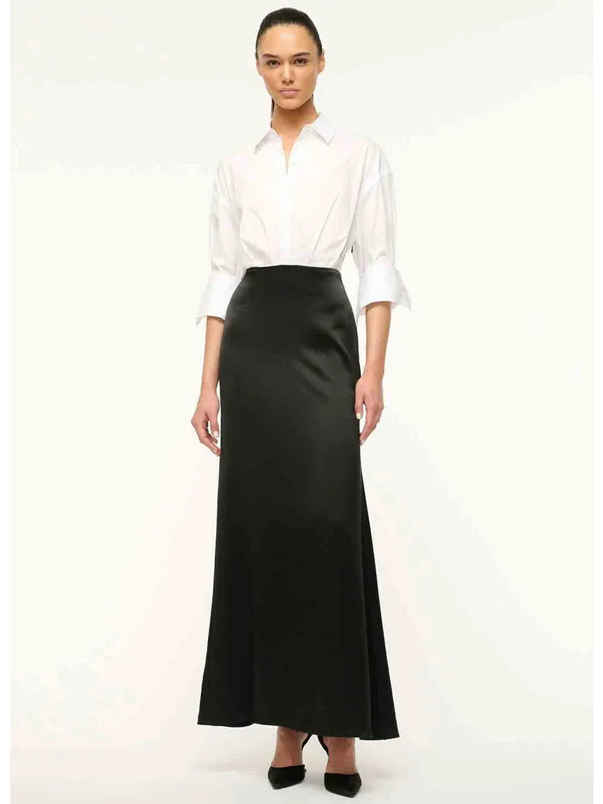 STAUD Nile Dress in Black