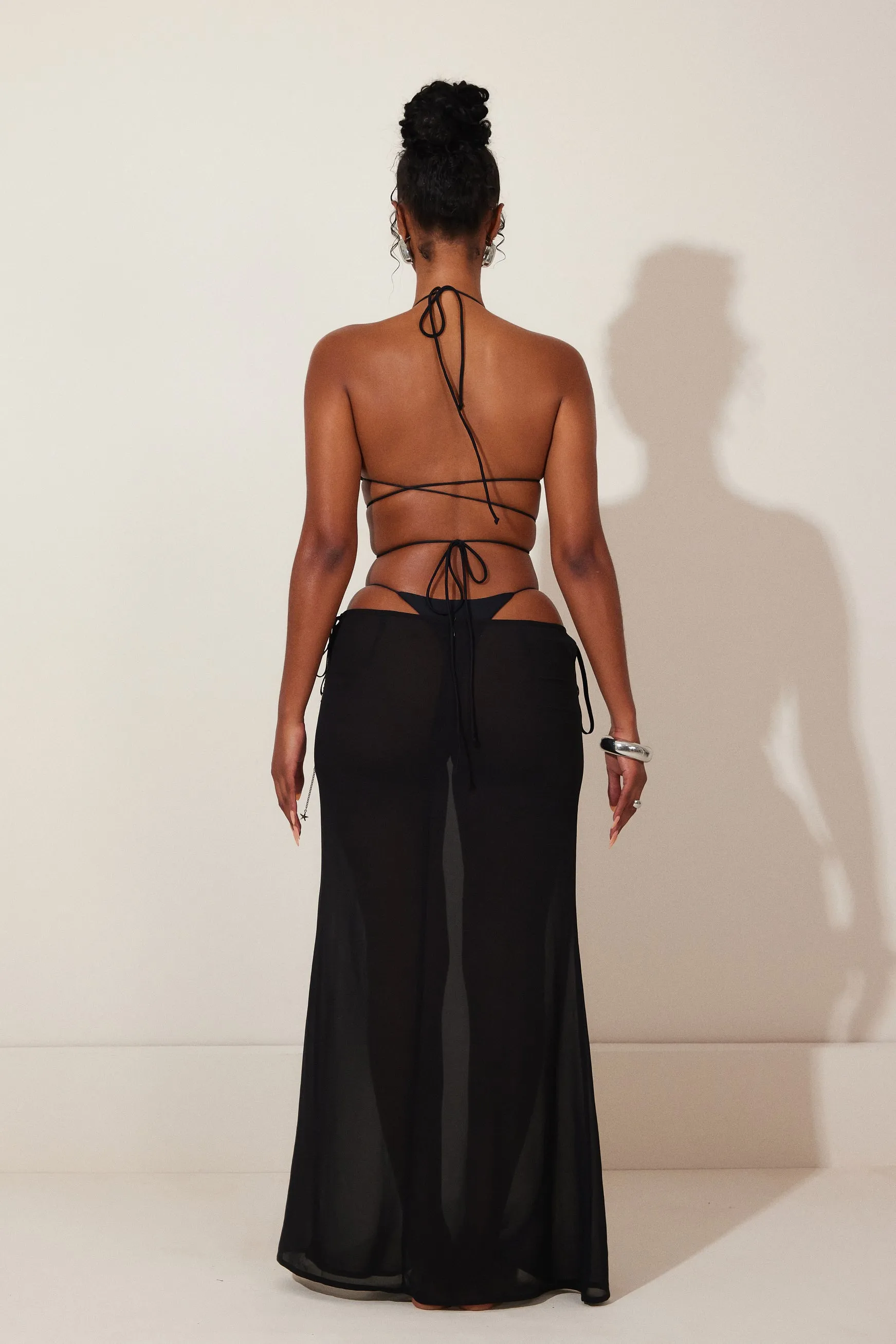 The Clementine Maxi Skirt - Black