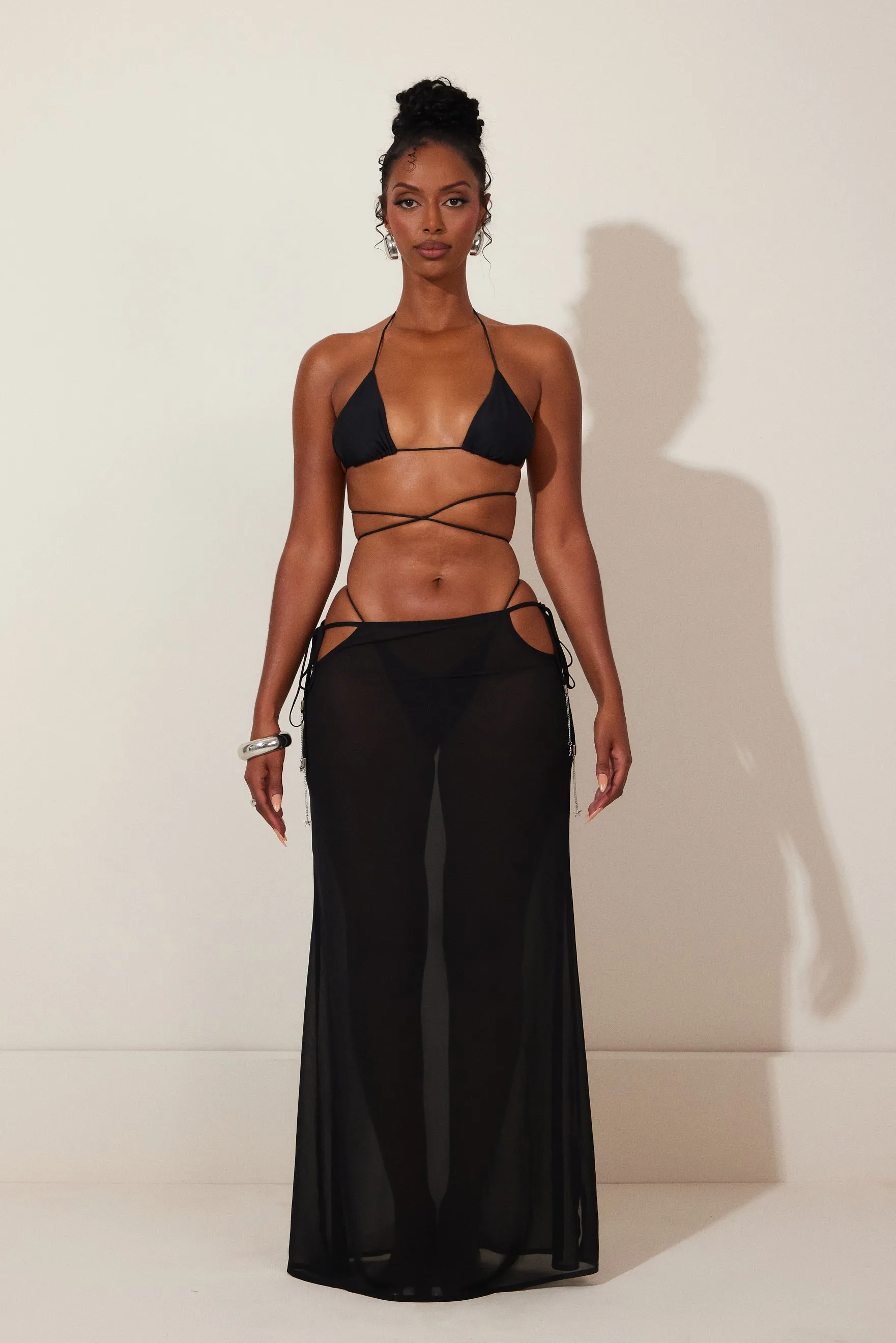 The Clementine Maxi Skirt - Black