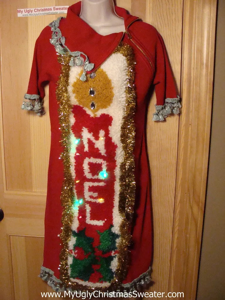 Ugly Christmas Sweater Party Tacky Dress (d59)