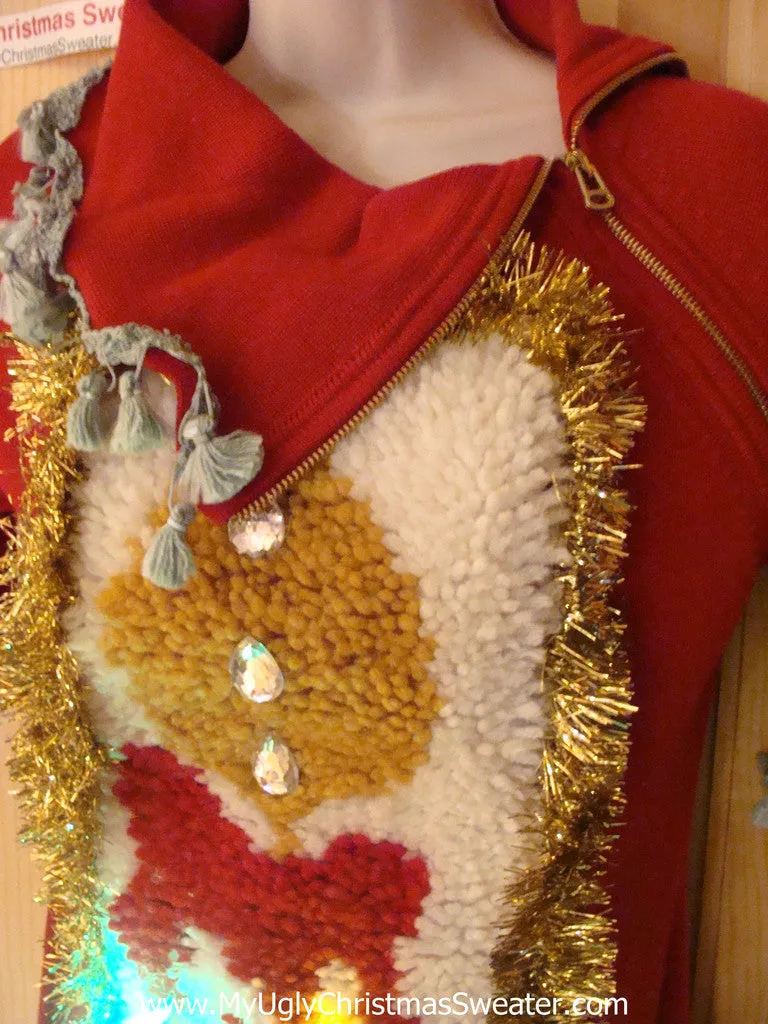 Ugly Christmas Sweater Party Tacky Dress (d59)
