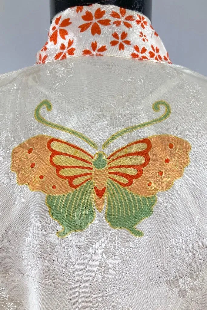 Vintage 1920s Silk Kimono Cardigan Top