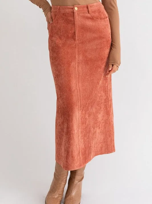 Your Body, Your Style Corduroy Maxi Skirt