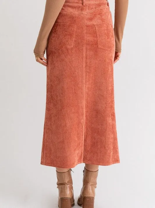Your Body, Your Style Corduroy Maxi Skirt